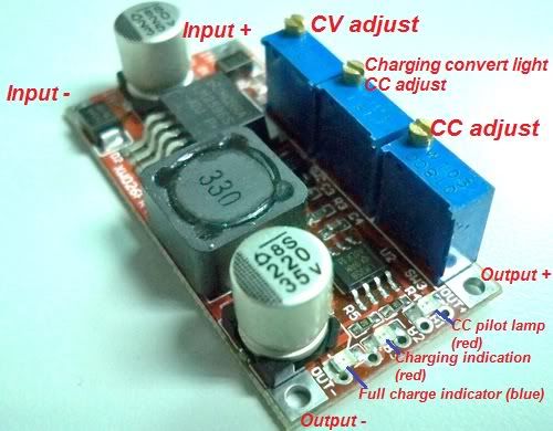 LM2596 DCDC Step Down CC-CV Adjust Const current volt